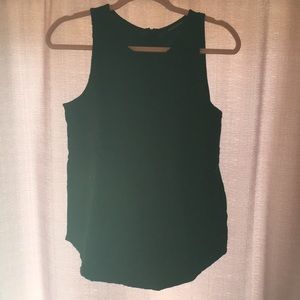 Black Laced Tank Top